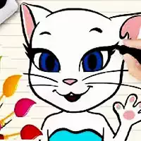 Malbuch Von Talking Angela